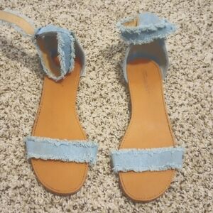 Jean sandals